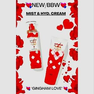 🔥 "GINGHAM LOVE" 2-ITEMS MIST & CREAM  NEW/BBW